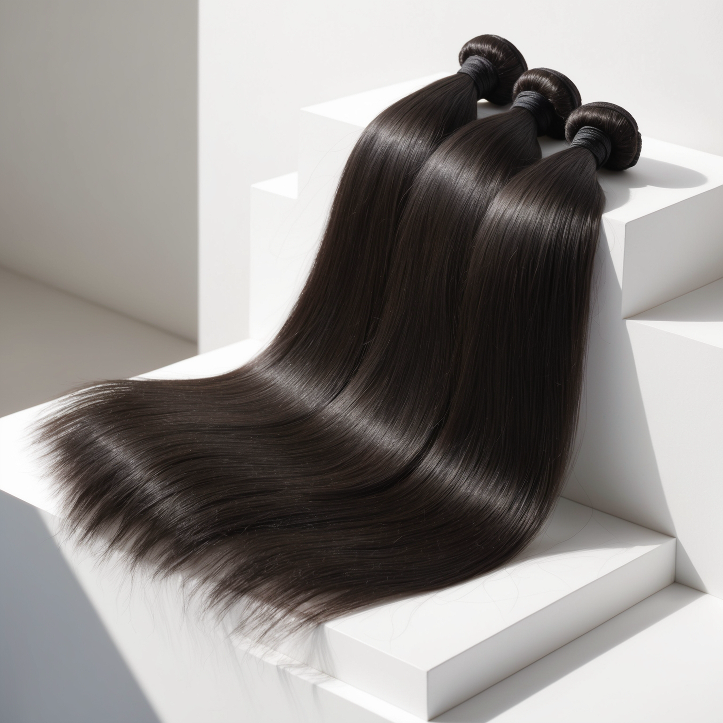 Luxurious Bone Straight Human Hair Bundles