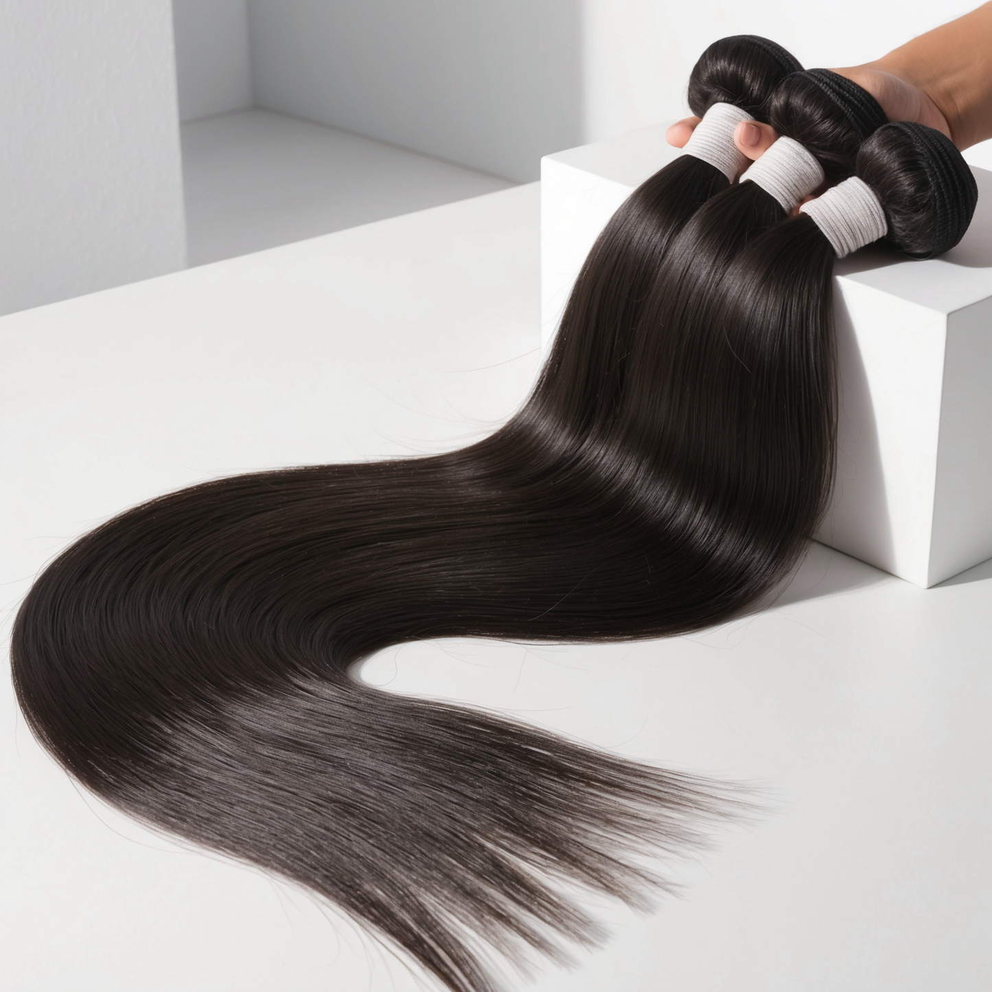 Luxurious Bone Straight Human Hair Bundles
