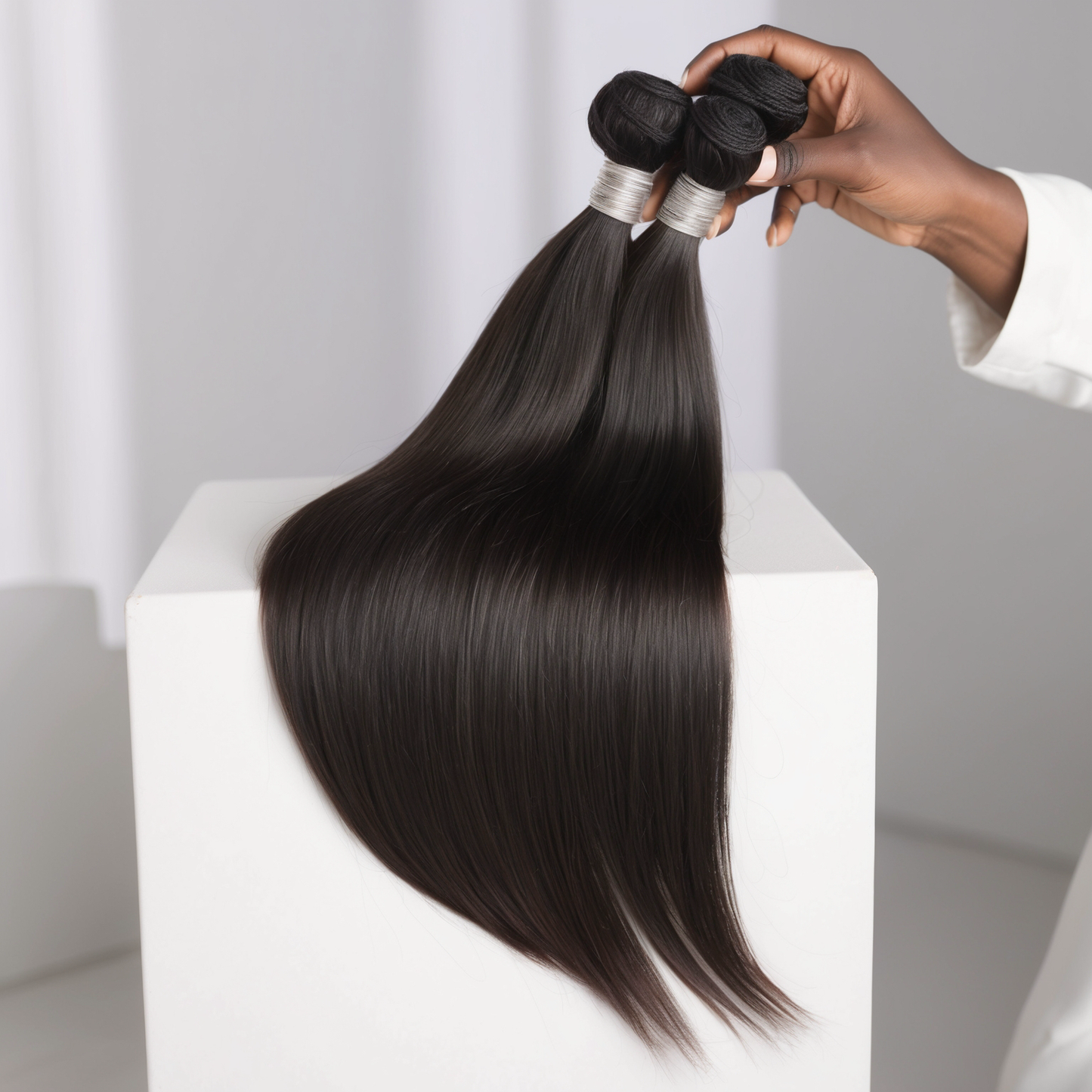 Luxurious Bone Straight Human Hair Bundles