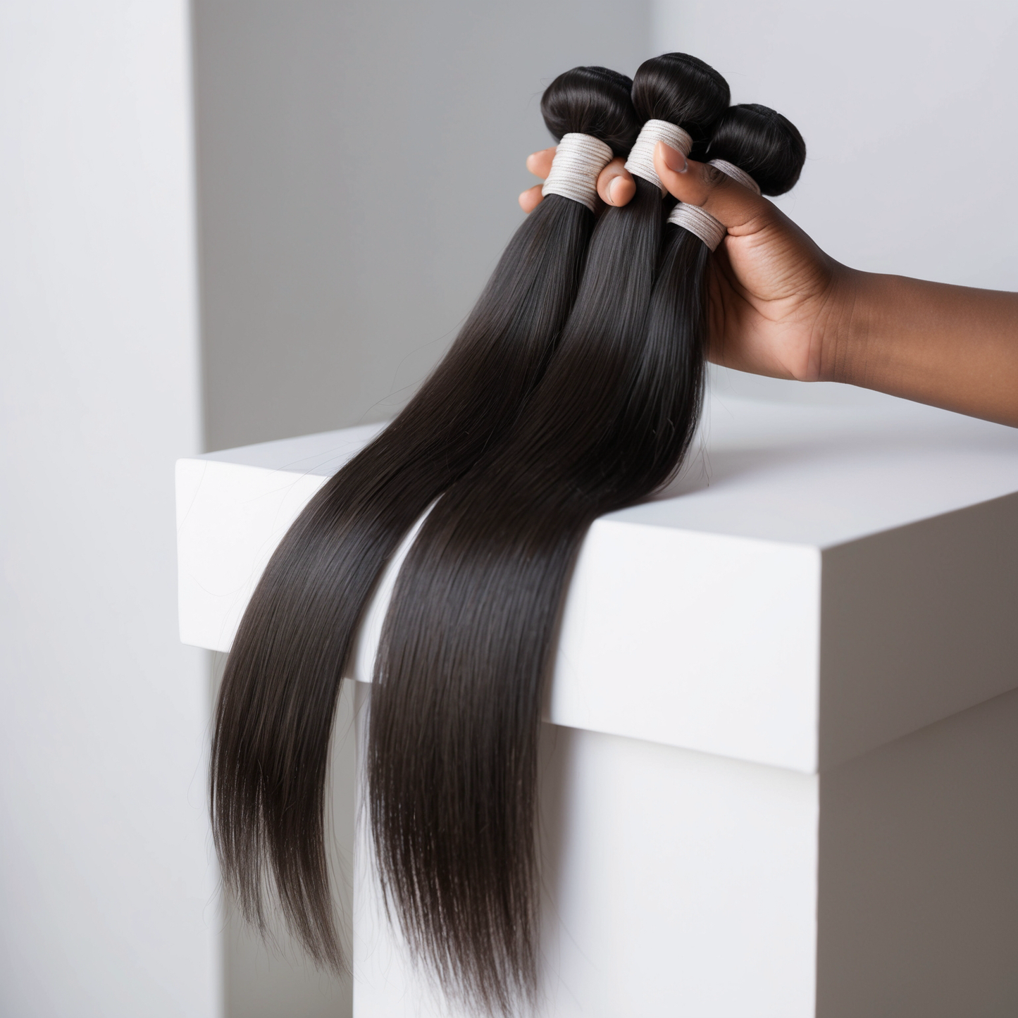 Luxurious Bone Straight Human Hair Bundles