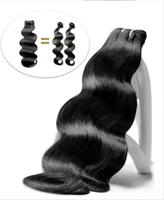 Luxury Body Wave Hair Bundles – 100% Raw Human Hair