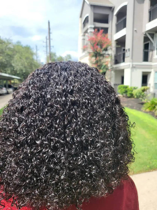 10-Inch Curly Pixels Glueless Wig