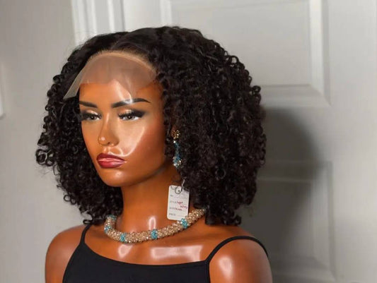 Kinky Straight Glueless Wig 13×6 Closure 5x5
