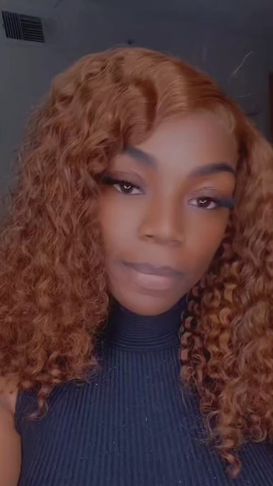 Luxury Curly Pixels Ginger Hair