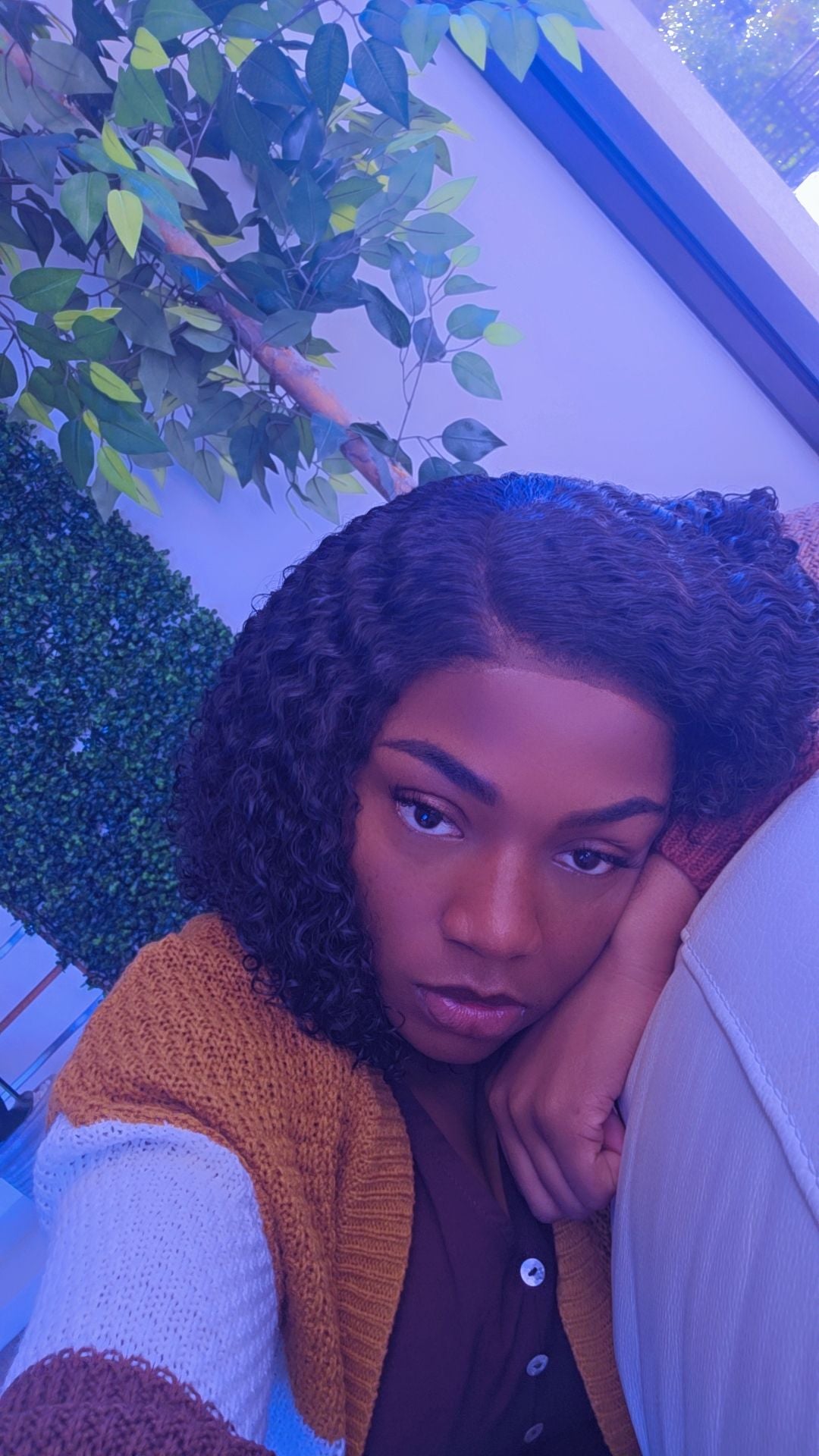 12-inch Kinky Curls Glueless Wig Human Hair Wig