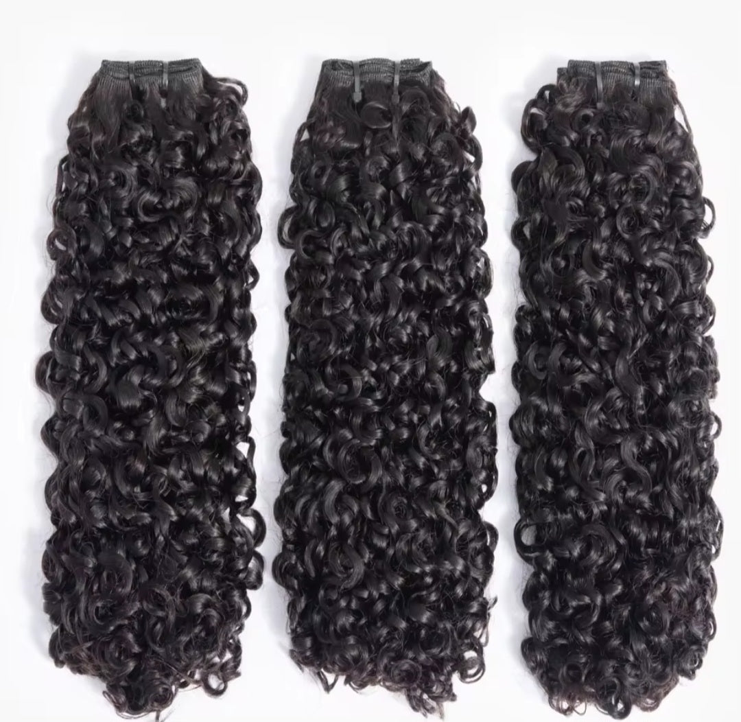 Luxury Loose Curls Hair Bundles – 100% Raw Human Hair, Full & Voluminous
