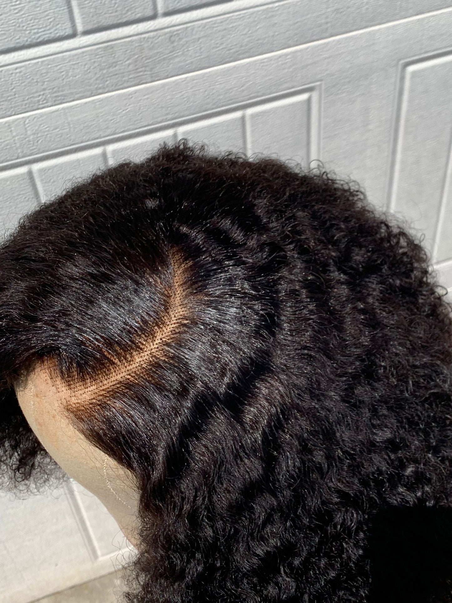 12-inch Kinky Curls Glueless Wig Human Hair Wig
