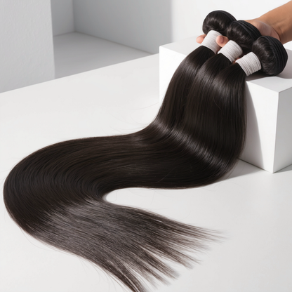 Luxurious Bone Straight Human Hair Bundles