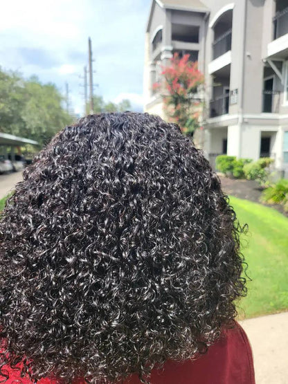 10-Inch Curly Pixels Glueless Wig