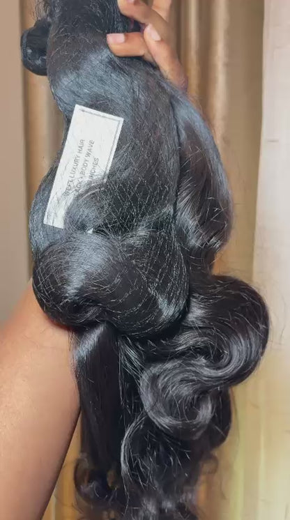 Luxury Body Wave Hair Bundles – 100% Raw Human Hair