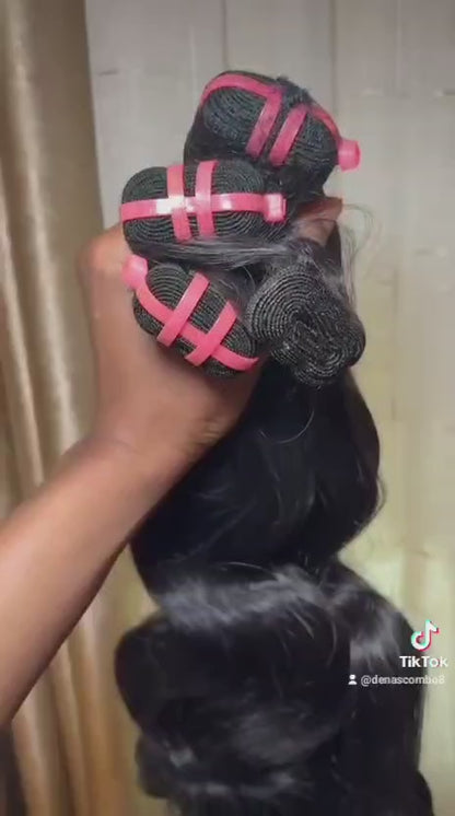 Luxury Body Wave Hair Bundles , 100% Raw Human Hair, 100grm per Bundle