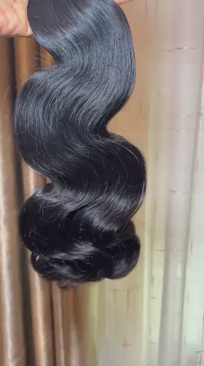 Luxury Body Wave Hair Bundles – 100% Raw Human Hair