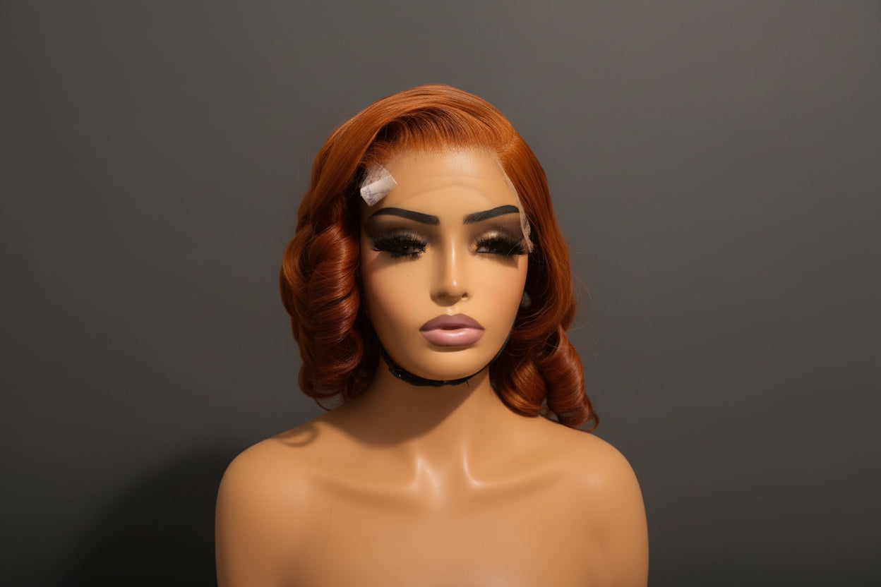 Cajun Bouncy Curls Glueless Human Hair Wig | 16 Inch | 6x6 Closure | 350g Volume