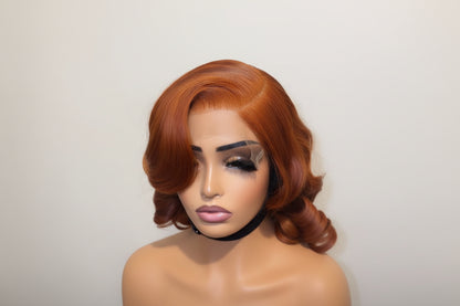 Cajun Bouncy Curls Glueless Human Hair Wig | 16 Inch | 6x6 Closure | 350g Volume