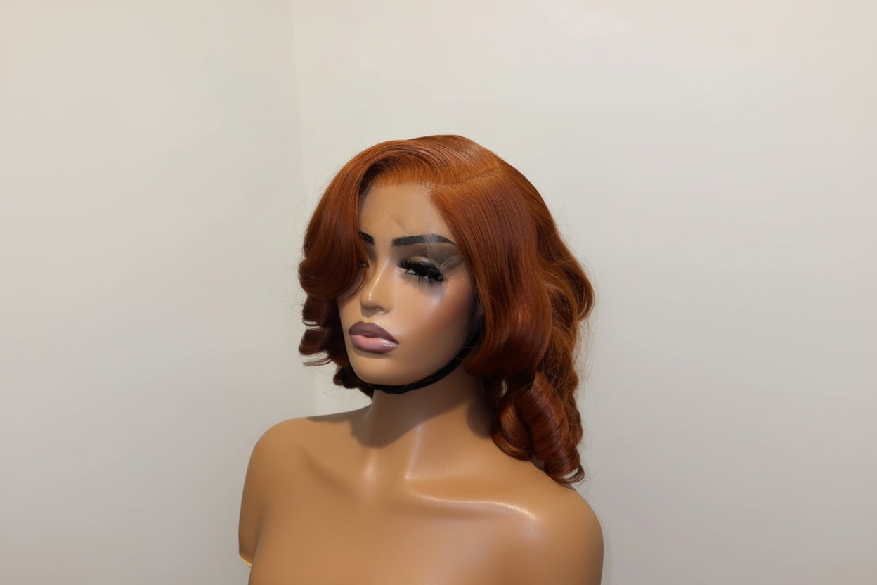 Cajun Bouncy Curls Glueless Human Hair Wig | 16 Inch | 6x6 Closure | 350g Volume