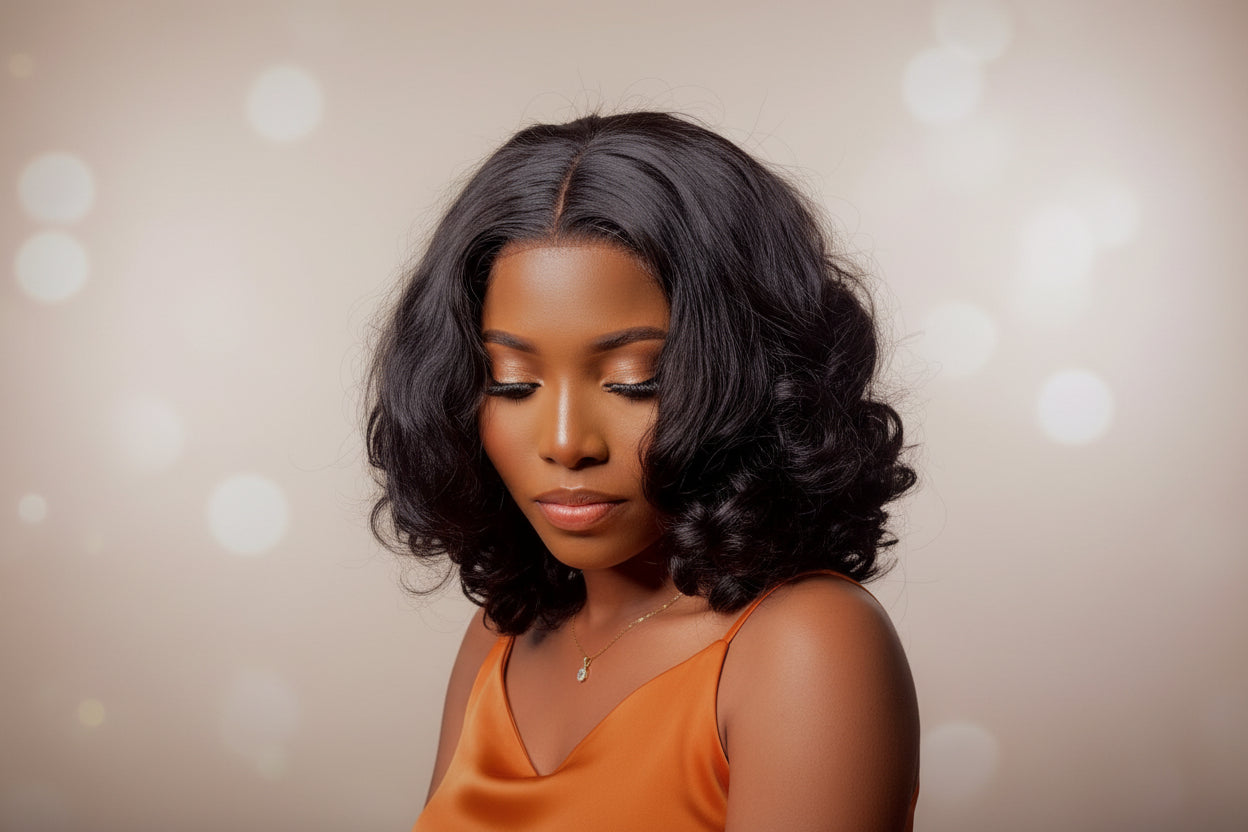 Signature Bouncy Curls 12 Glueless Wig| 5×5 HD Lace | 450g Density