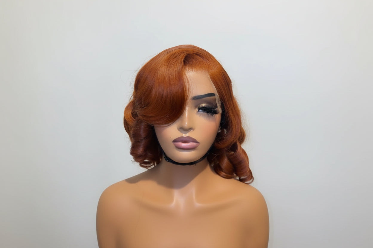 Cajun Bouncy Curls Glueless Human Hair Wig | 16 Inch | 6x6 Closure | 350g Volume
